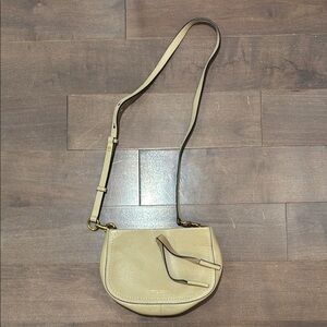 Marc Jacobs Cream Crossbody Bag with Minimalist Design